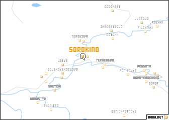 map of Sorokino