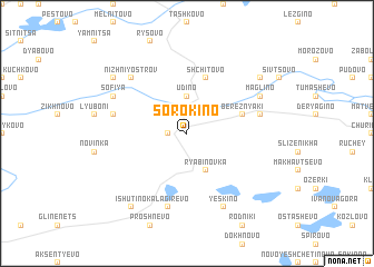 map of Sorokino