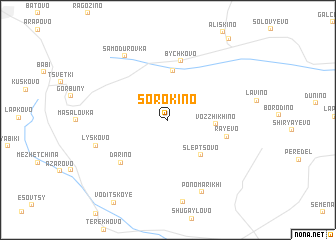 map of Sorokino