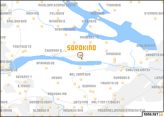 map of Sorokino