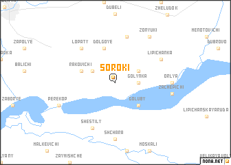 map of Soroki