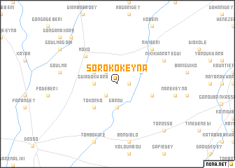 map of Soroko Keyna