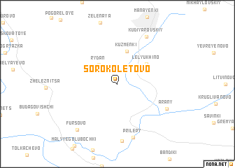 map of Sorokoletovo