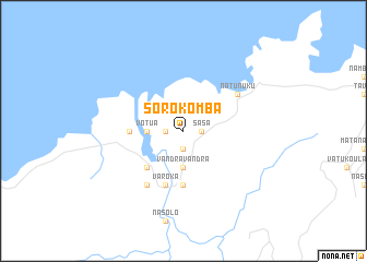 map of Sorokomba