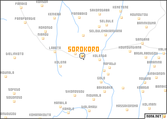 map of Sorokoro