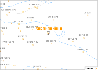 map of Sorokoumovo