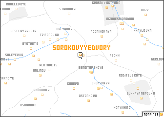 map of Sorokovyye Dvory