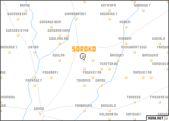 map of Soroko