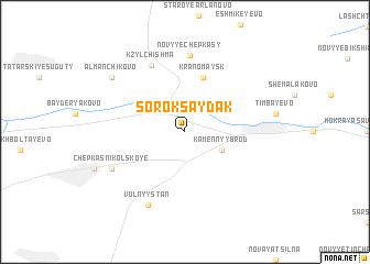 map of Sorok-Saydak