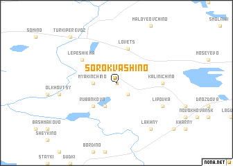 map of Sorokvashino