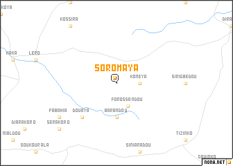 map of Soromaya