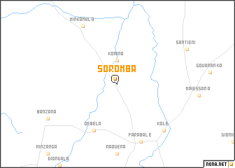 map of Soromba