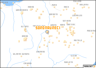 map of Soronaureci