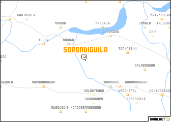 map of Sorondiguila