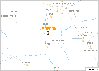map of Sorond
