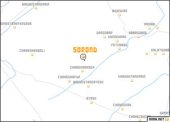 map of Sorond