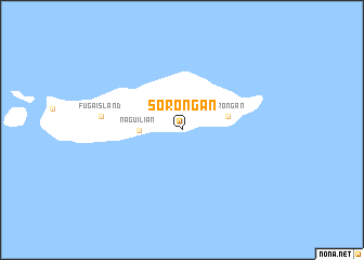 map of Sorongan