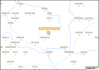 map of Soronkura