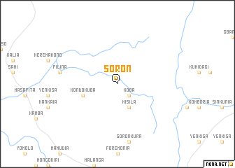 map of Soron