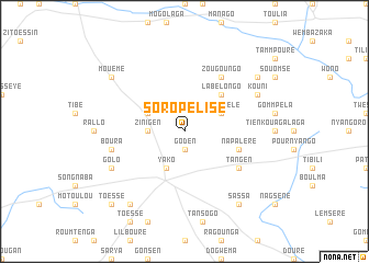 map of Soropélisé