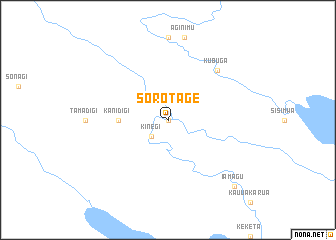 map of Sorotage