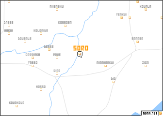 map of Soro