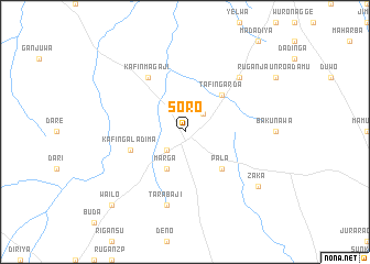 map of Soro