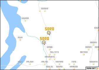 map of Soro