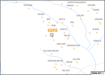 map of Soro