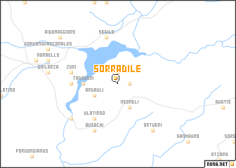 map of Sorradile