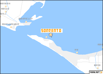 map of Sorrento