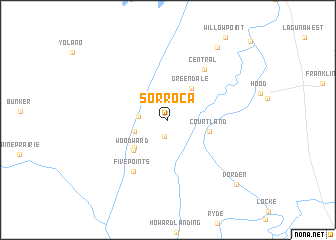 map of Sorroca