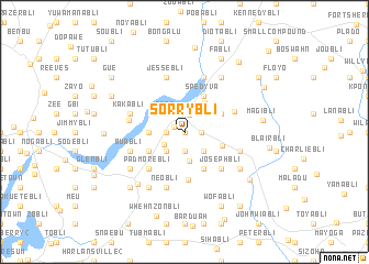 map of Sorrybli