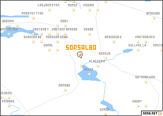 map of Sörsalbo