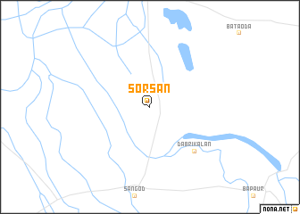 map of Sorsan