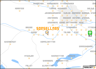 map of Sörsellnäs