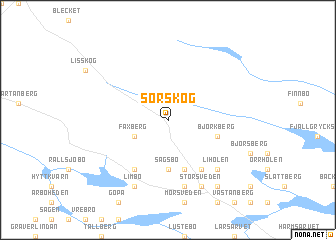 map of Sörskog