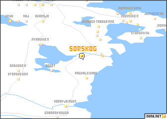 map of Sörskog