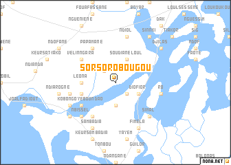 map of Sorsorobougou