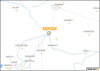 map of Sorsor