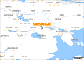 map of Sörsvedje