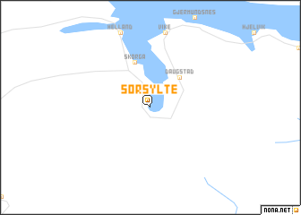 map of Sørsylte