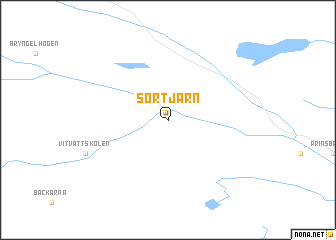 map of Sörtjärn
