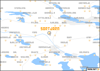 map of Sörtjärn