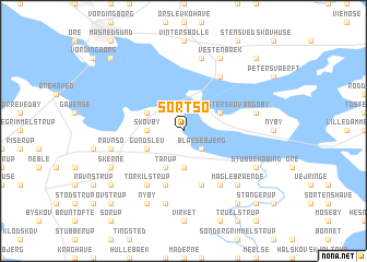 map of Sortsø