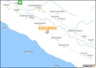 map of Sorūbāsh