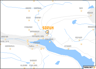 map of Sørum