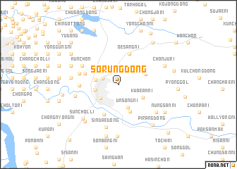 map of Sorŭng-dong