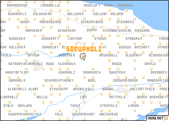 map of Sörupholz