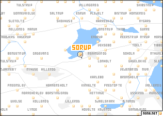 map of Sørup